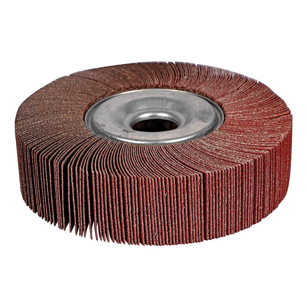 5 Pack 6" x 1.5" Flap Wheel 80 Grit by Unbranded