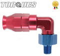 An -6 (-06an Jic An6) 90 Degree 1/8" Npt Ptfe Fuel Hose Fitting
