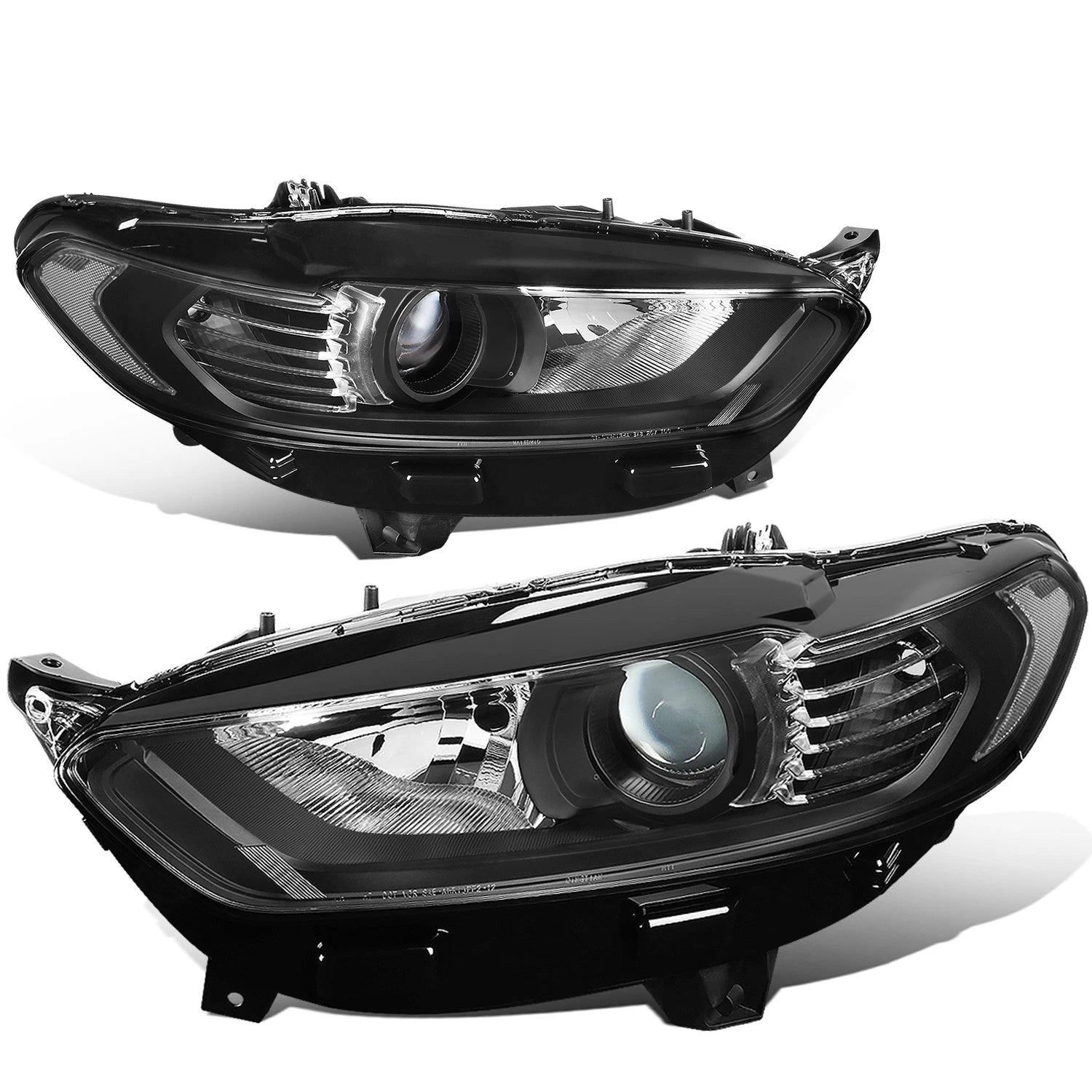 Fit 13-16 Ford Fusion Factory Style Projector Clear | Built Supply Co