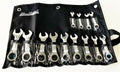 13pc Proto Blackhawk Stubby Gear Ratcheting Wrench Set Metric 12 PT. BW-2213MSSO