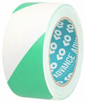 Advance Tapes Hazard Tape Green/White 50mm