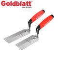 Goldblatt 2PIECES Industries Margin Trowel Set 6"X2" 5"X2" Masonry