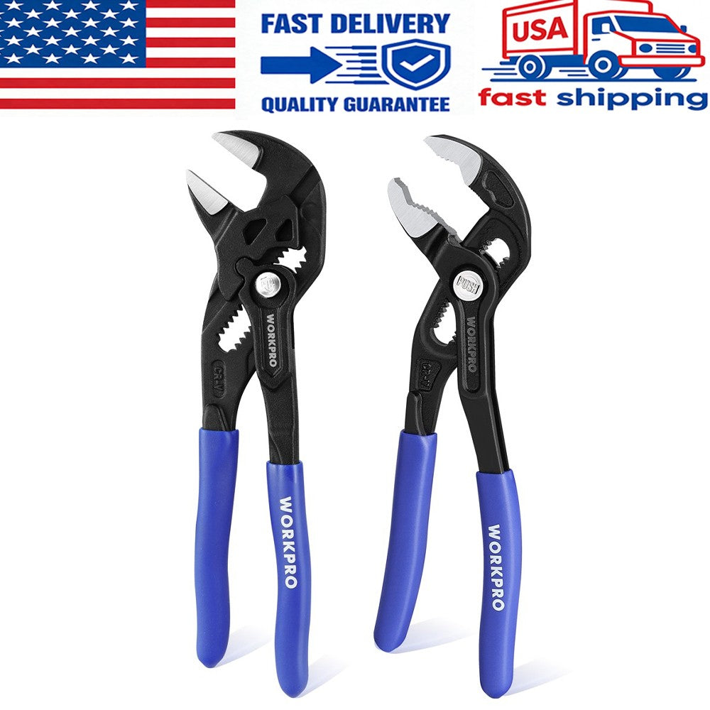 WORKPRO 2PC 7" Plier Wrench Set by WORKPRO