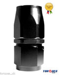 AN-4 (4AN) STRAIGHT FastFlow Stealth Black Hose Fitting