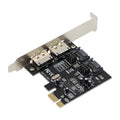 Pci-e Sata 3.0 Expansion Card With 2 Sata + 2 Esata Ports For Asm1061