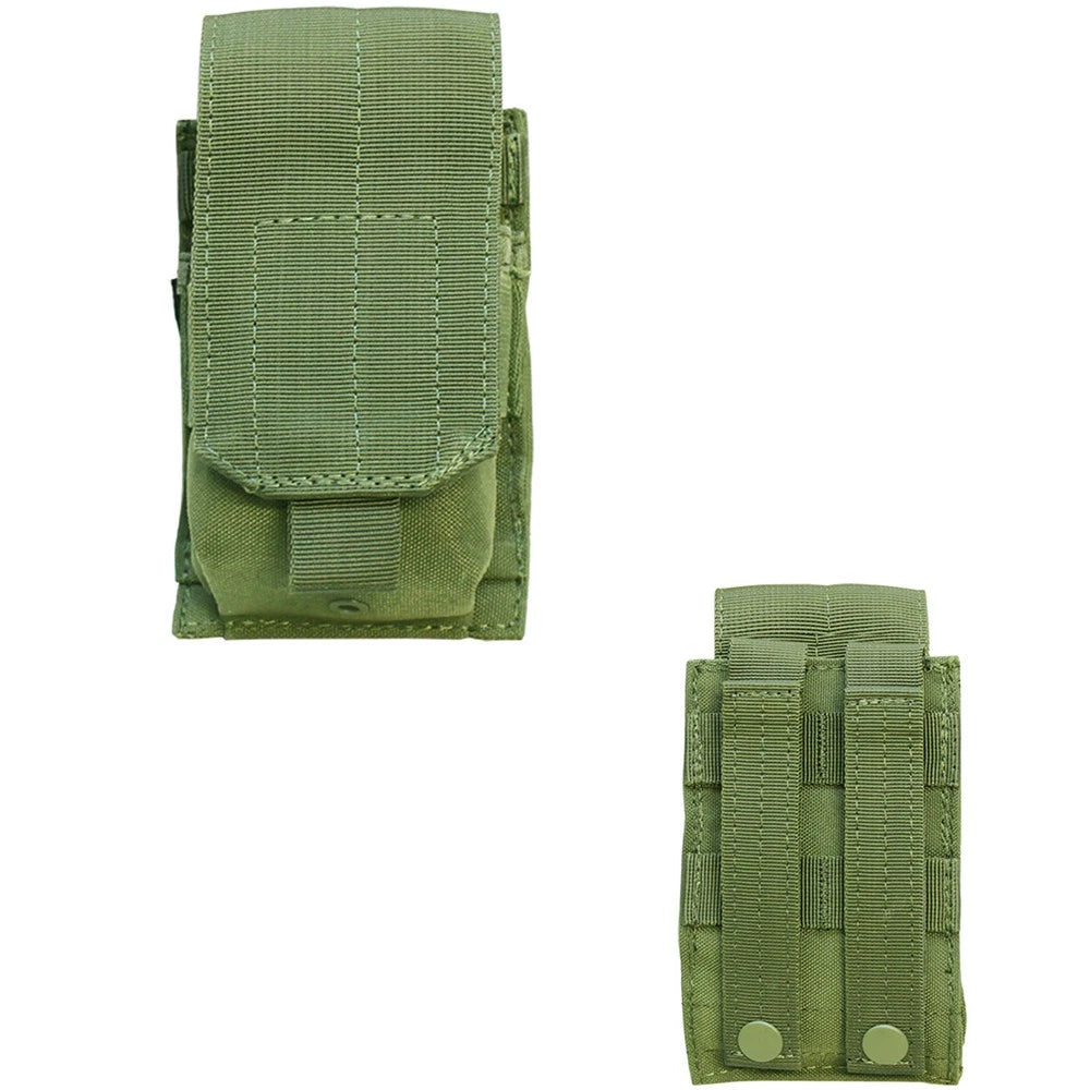 Molle Tactical Single .308 Or 7.62 Rifle Magazine Pouch - Od Green