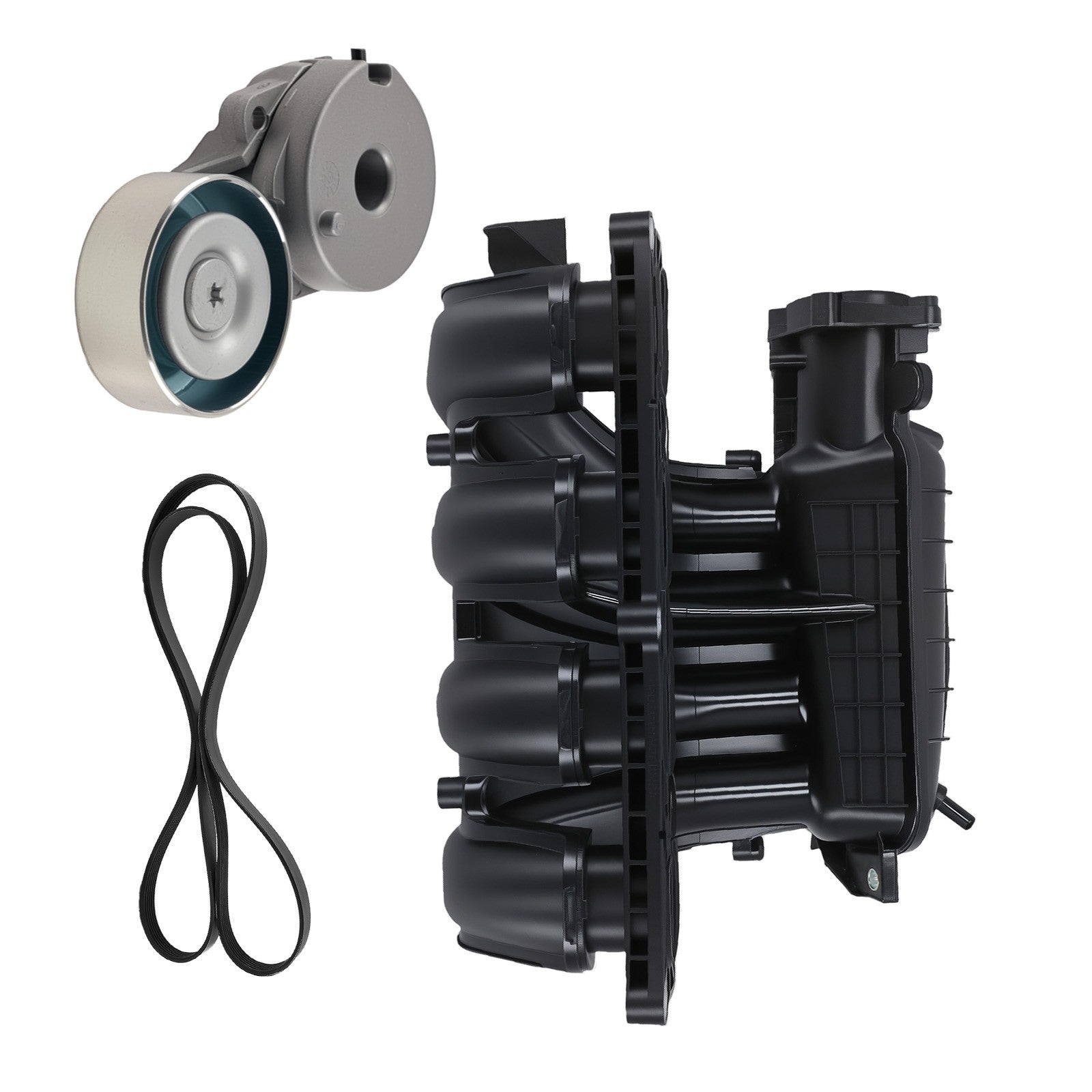 Serpentine Belt Tensioner Kit with Intake Manifold for Nissan Sentra
