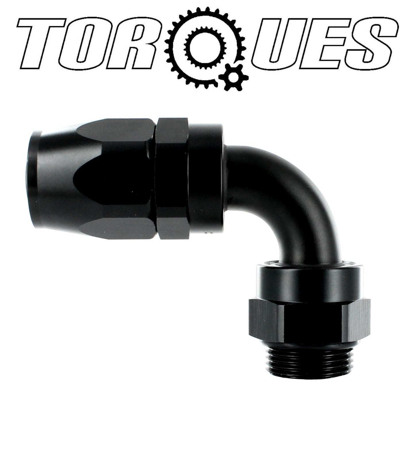 An-10 90 Degree Fast Flow Hose Fitting to M22x1.5