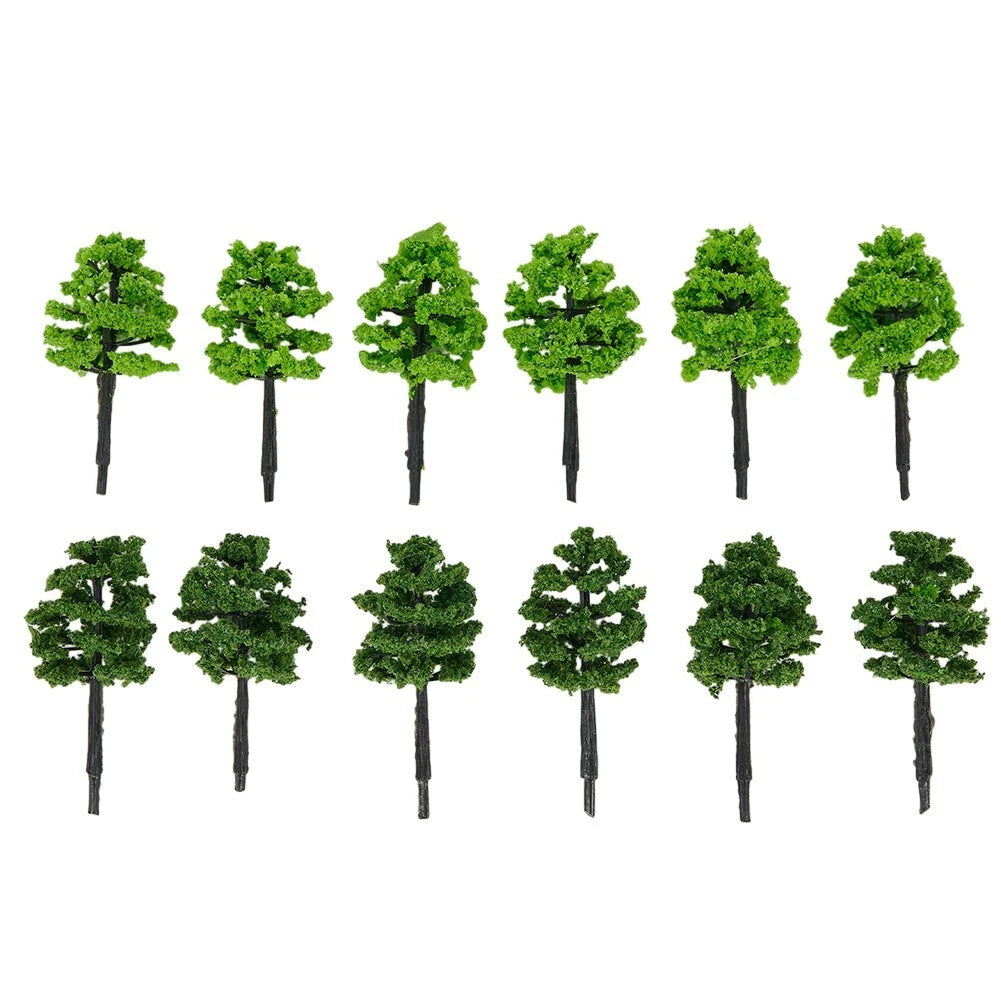 For N / Oo Gauge Layouts Basic Scenery & Trees Model Trees 50mm? Trees