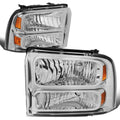 Fit 2005-2007 Ford Super Duty Chrome Housing Amber | Built Supply Co