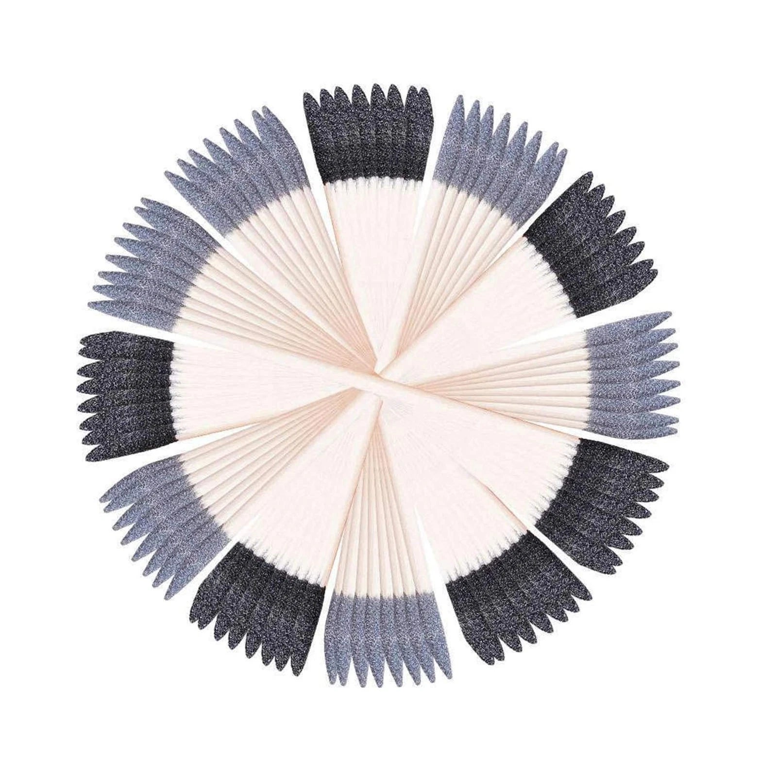 50 Pack Sanding Sticks Wooden Dual Grit 150 280 For Diy Craft Model