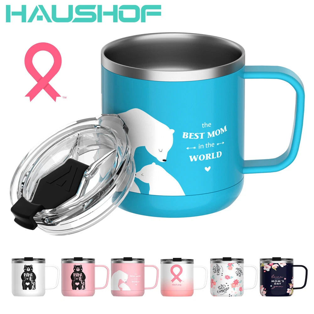 Haushof Mothers Day Mug Tumblers 14oz Stainless Steel Mothers Day