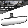 Fit Universal Utv 1.75" Bracket Convex Glass Rearview Mirror Roll