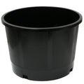 40 Pots Of 5 Gallon Black Plastic Plant Nursery Pot Container Grow