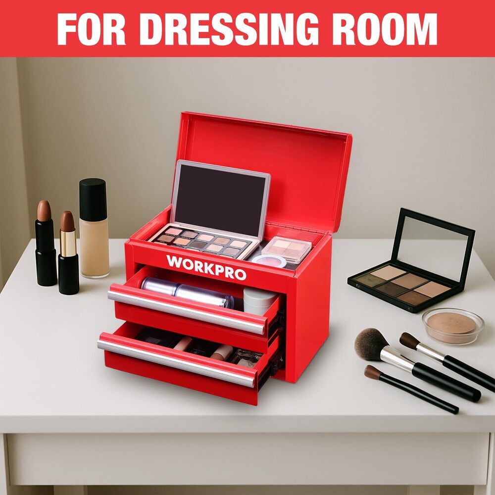 WORKPRO Steel Small Toolbox 2 Drawer by WORKPRO