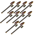 XFITTING 3/4" Push Fit Valve Flexible Water Heater Hose - 10 Pack