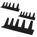 Black Velvet 5 Slot Ring Display Stand 8" X 2" X 2-1/4" Jewelry