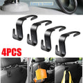 4x Car Universal Seat Back Hook Headrest Holder Hanger Organizer Car