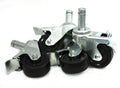 4pc Locking Swivel Stem Caster Wheels 3 Inch by Unbranded