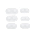 6 Sets Multifunctiona<wbr/>l Silicone Molds Flexible Doll Eye Molds