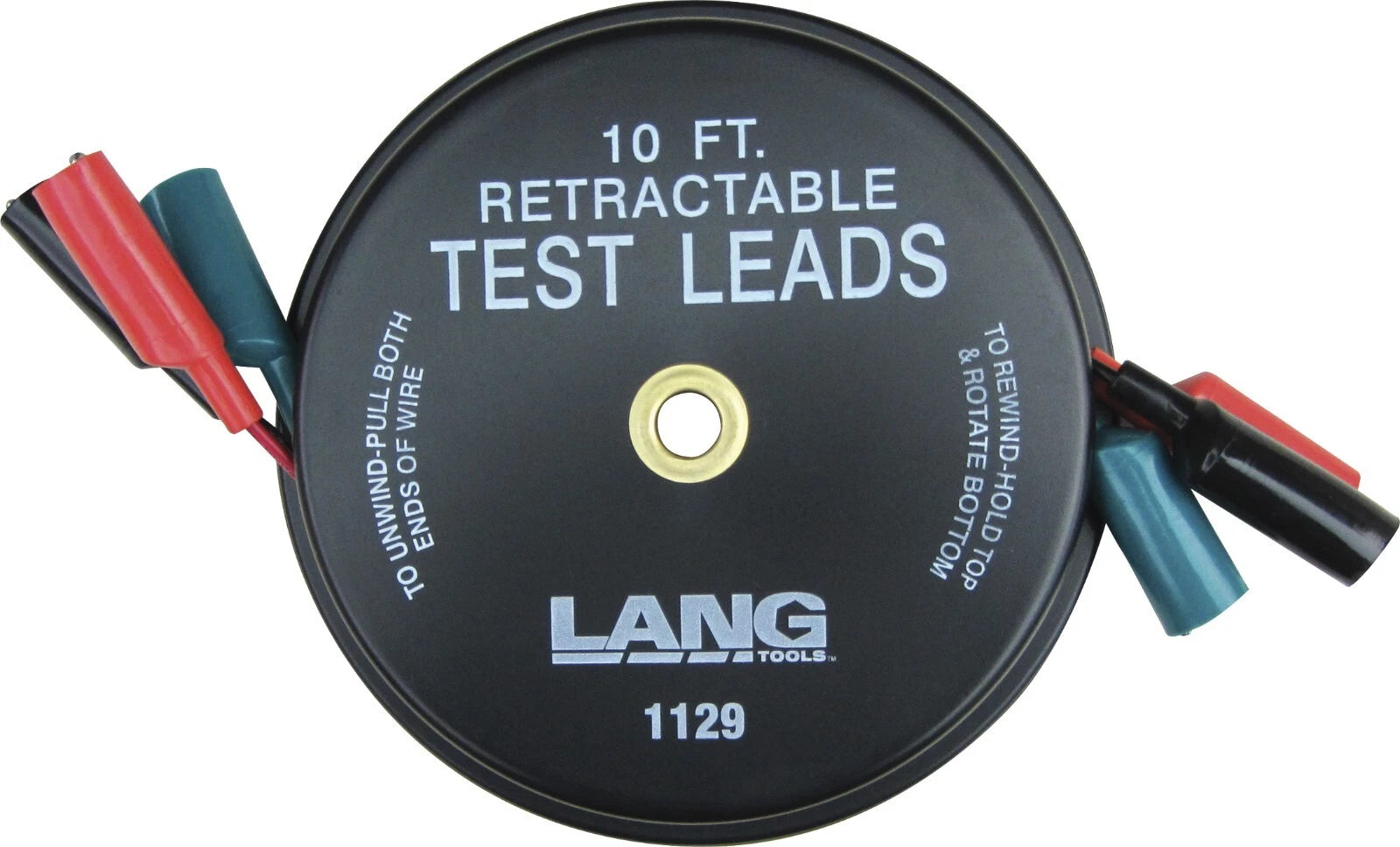 Lang Retractable Test Leads 3 Leads 10ft. 1129 Insulated Alligator
