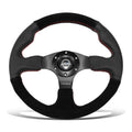 Nrg 320mm 6-hole Racing Steering Wheel Black Suede | Built Supply Co