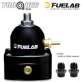 Fuelab Mini Efi Two Port Fuel Pressure Regulator an-6 Black - 54501-1