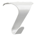 White Picture Rail Hooks Large Heavy Duty 20KG Hanging Gallery Taskar
