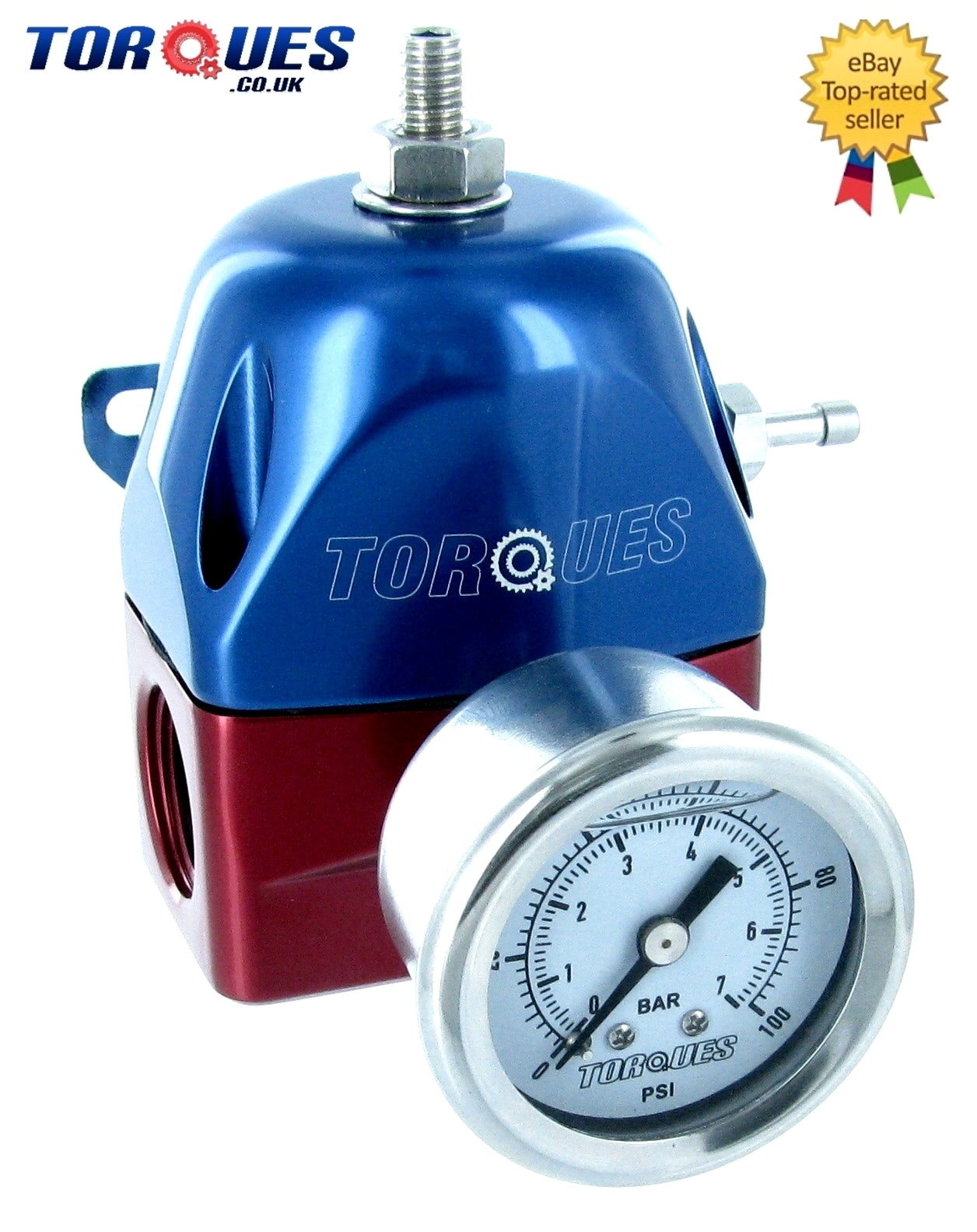 Torques AN -8 JIC-8 ORB-8 EFI Adjustable Fuel Pressure Regulator