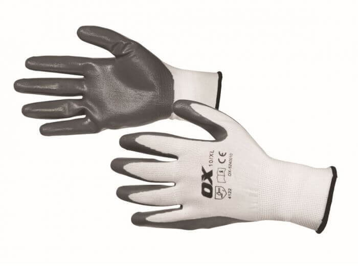 OX Tools Nitrile Flex Gloves Size 10 XL