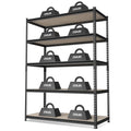 Workpro 48"x 24"x 72" 5-tier Metal Garage Shelving Heavy Duty Shelf