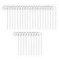 30 Pack Stainless Steel Garden Sign Holder For Plant Labels And