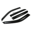 Fit 09-17 Ram 1500-3500 Smoke Tint Window Visor/wind Deflector Vent