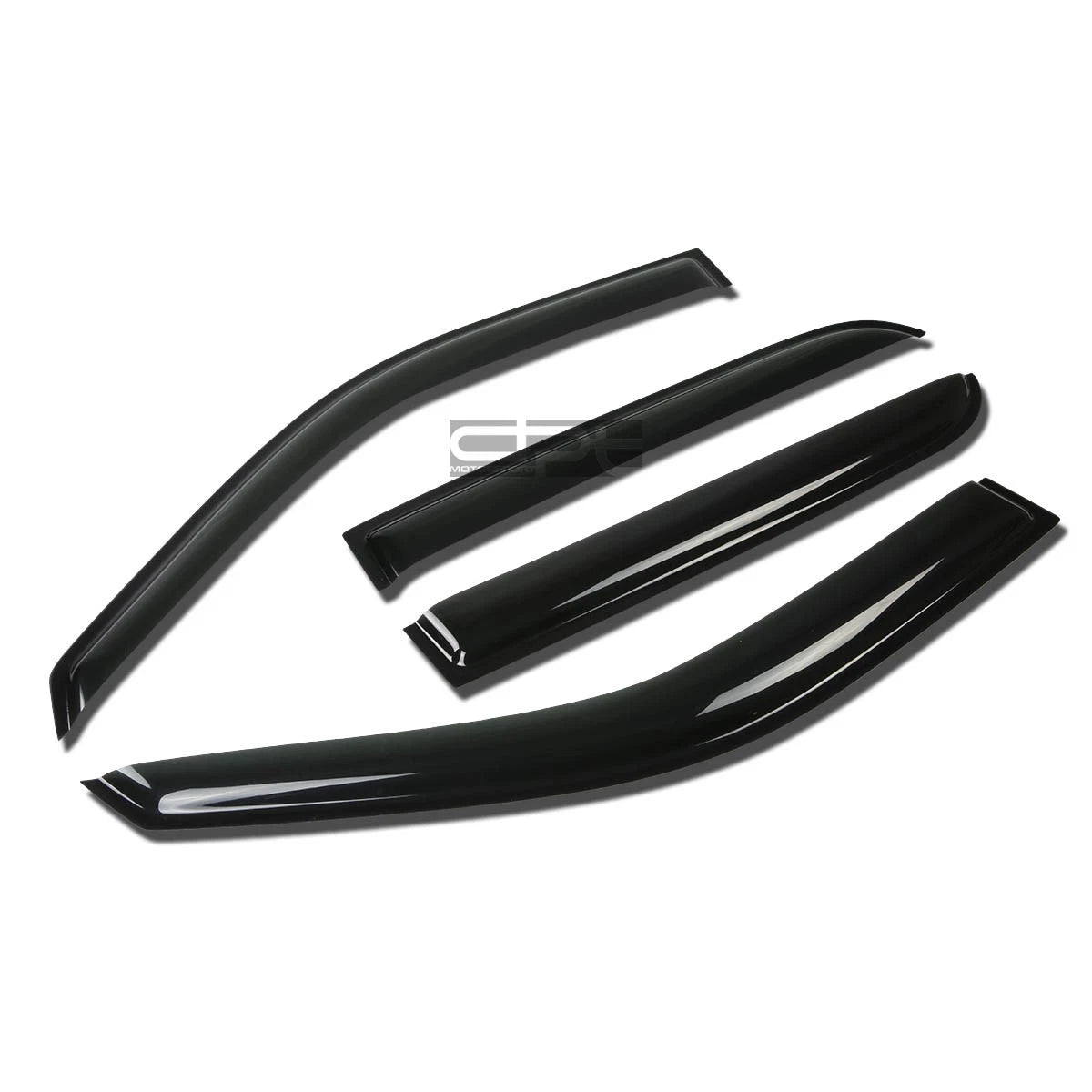 Fit 09-17 Ram 1500-3500 Smoke Tint Window Visor/wind Deflector Vent