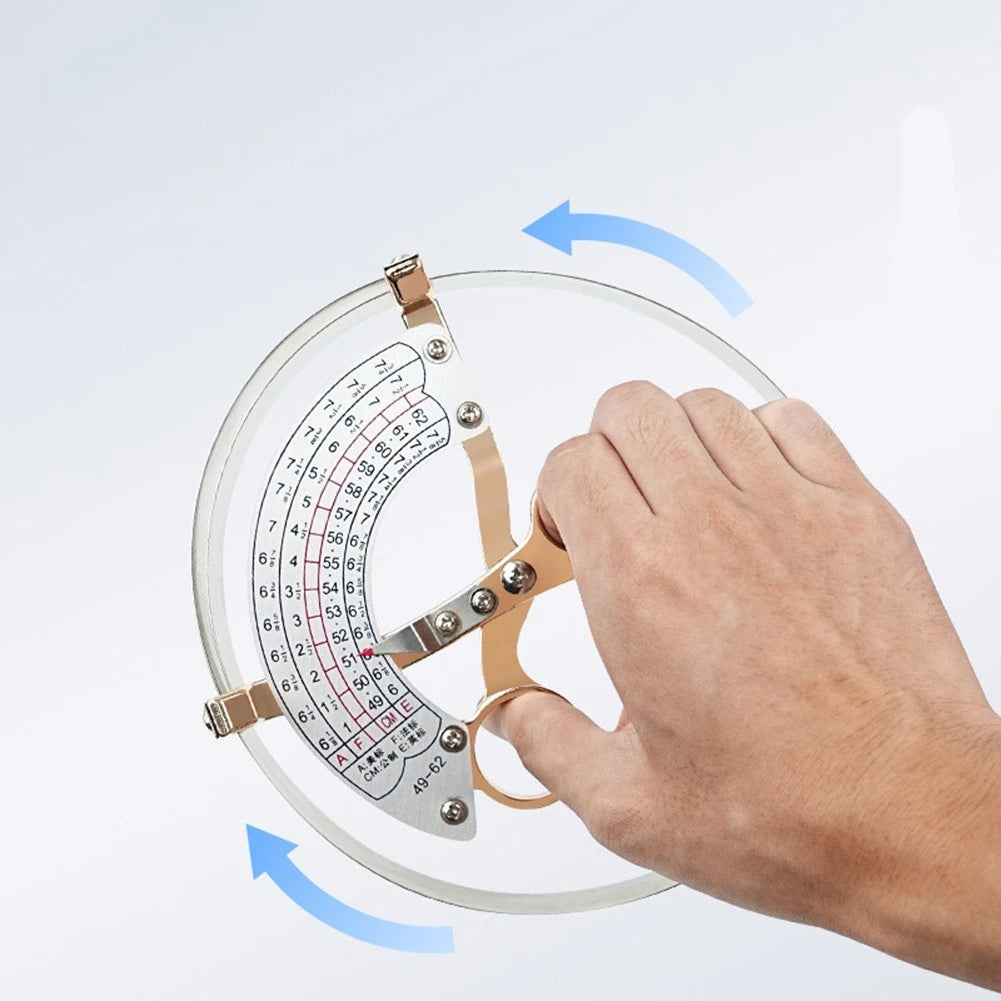 Metal Cap Measuring Tool With Curved Scale And | Built Supply Co