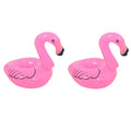 2pack Flamingo Floating Inflatable Drink Can Holder Swimming Pool