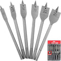 Dekton Flat Spade Wood Hole Saw Drill Bit Set 10mm - 25mm by Dekton