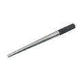 12" Plain Ring Mandrel Steel Ungrooved With Black Knurling Handle
