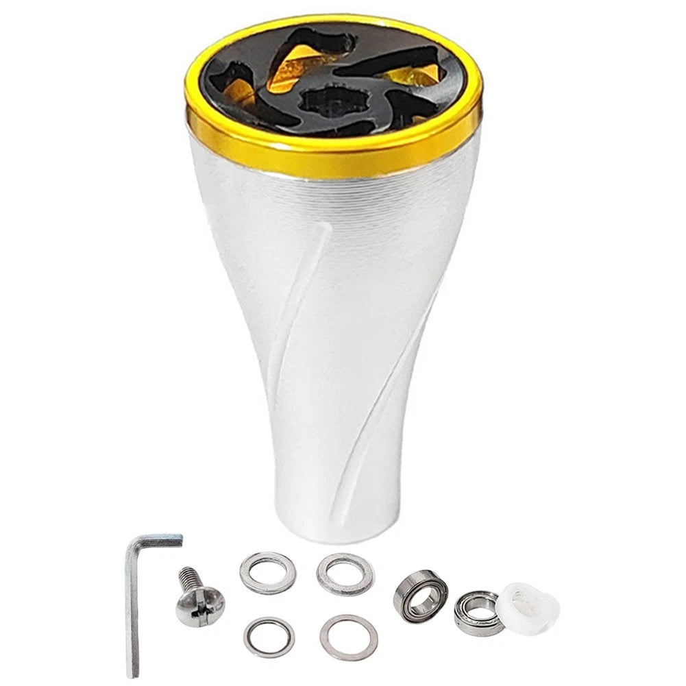 Reel Power Knob Cnc Machined Anti-slip Spiral Groove Boat Fishing For