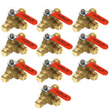 10 Pack XFITTING 1/2" Push Fit Ball Valve 3 Way 1/2" Pu