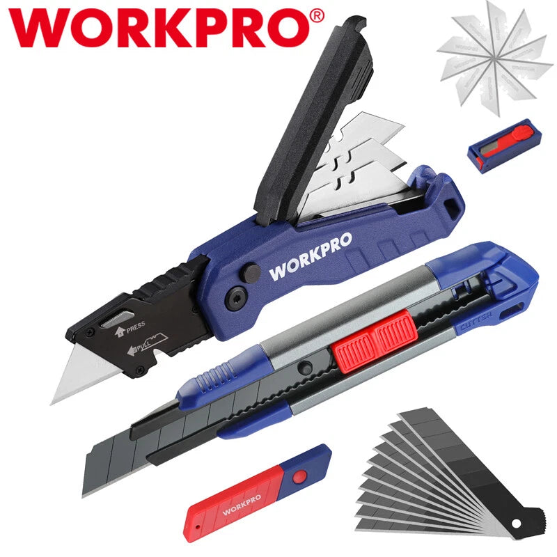 Workpro Retractable Utility Knife Folding Box | Built Supply Co