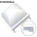 Set Of White Pp Pool Fence Post Covers For 1 5 Inch | Built Supply Co