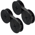 2 Pack Universal Typewriter Ribbon Black Twin Spool Nylon For Most