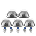 Fit 88-02 Chevy/gmc C/k Chrome Housing Blue Led Cab | Built Supply Co