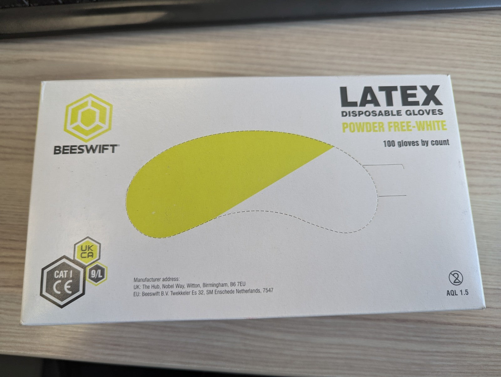 Disposable Powder Free Latex Gloves Beeswift LEG