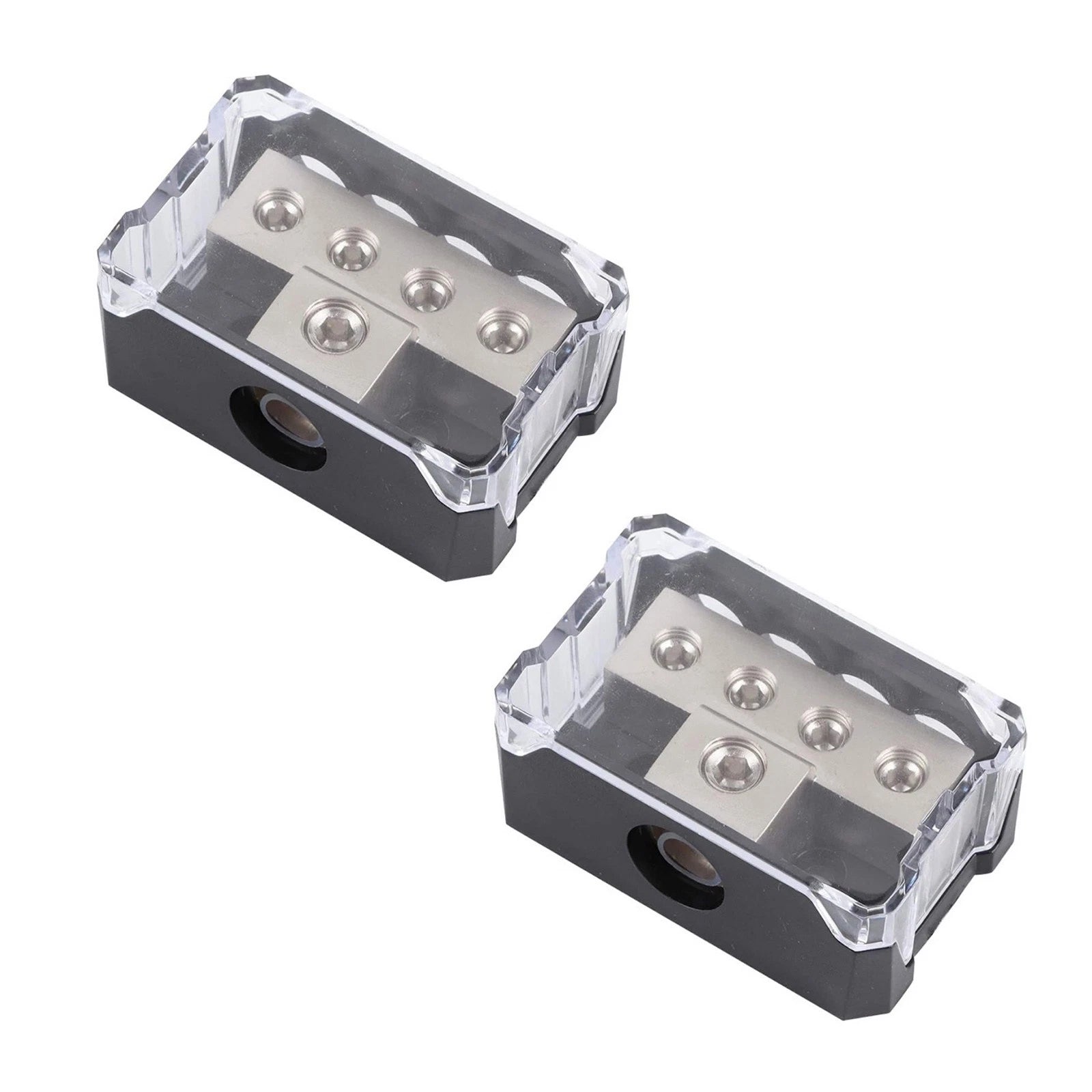 New 7*4.5*2.9cm Car Audio Power Distribution Block 4/8/10 Gauge Output