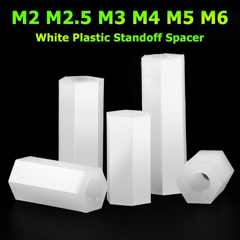 Plastic Hex Standoff Spacers M2-M6