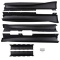 Matte Side Skirts For Chevrolet Camaro Rs Ss | Built Supply Co