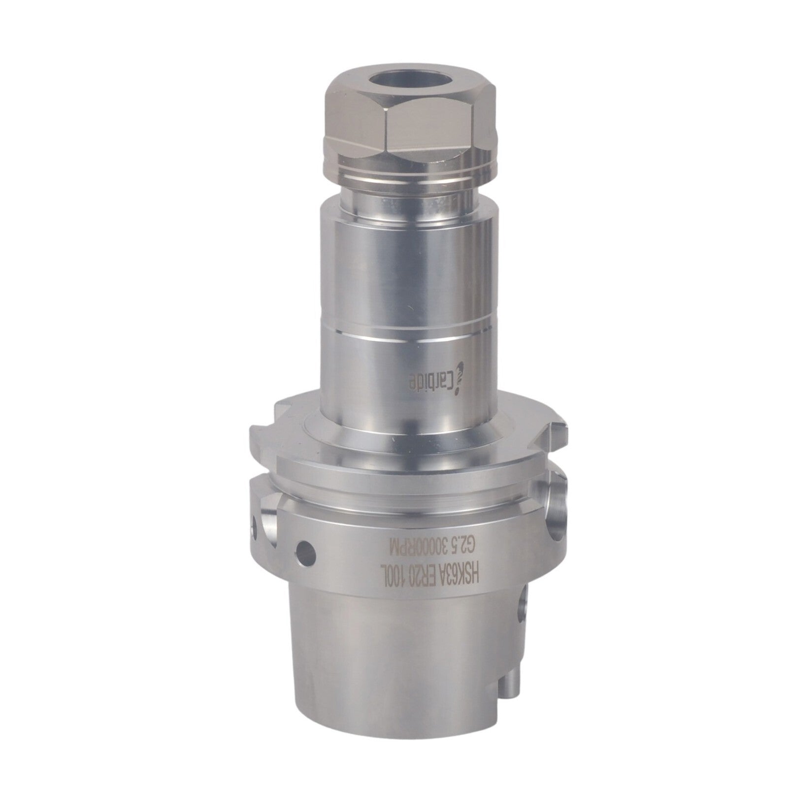 Stainless Steel Hsk63a ER20 4.0" Collet Chuck Tool Holder CNC Milling