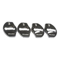 Stainless Steel Car Door Lock Cover Fit For Model 3 Auto Accessories